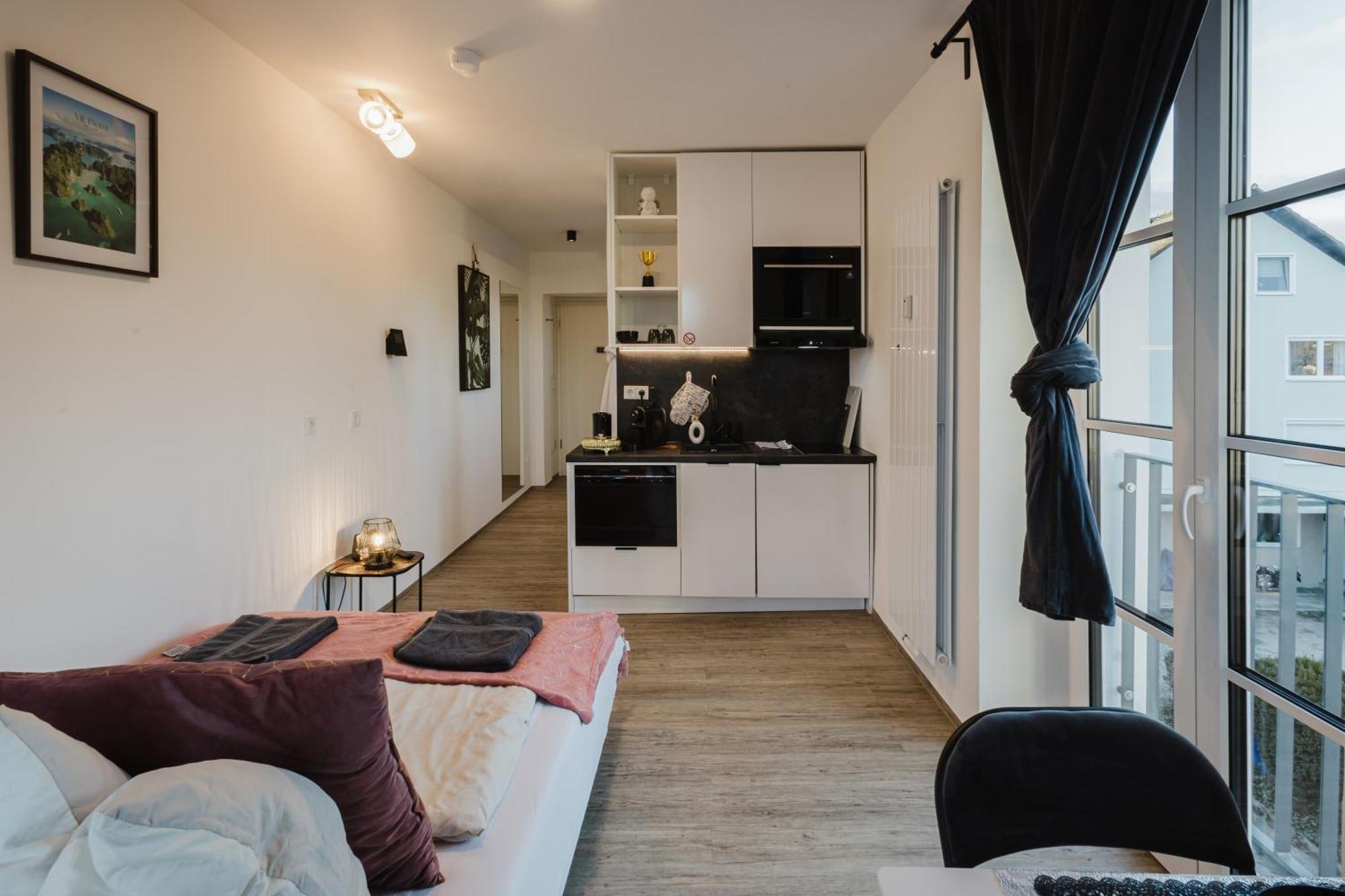 24-7 Living Room Passau - Cozy - Balcony - Kitchen Tiefenbach  外观 照片